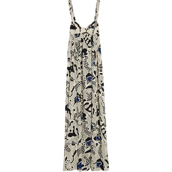 Ulla Johnson Leilani Appliqué Sleeveless Maxi Dress in Porcelain 0 - Picture 6 of 6